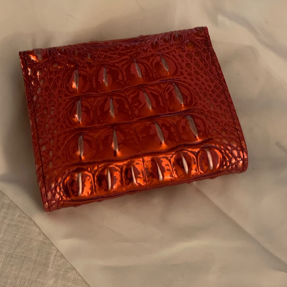 Brahmin RED DRAGON, rare Margo purse+small Veronica wallet. Perfect for holidays - Picture 4 of 12
